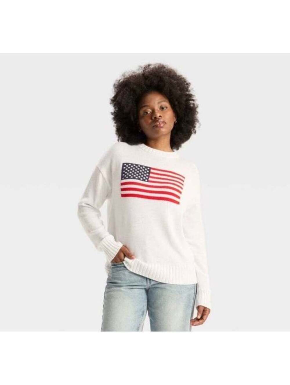 Target wild fable American flag sweater